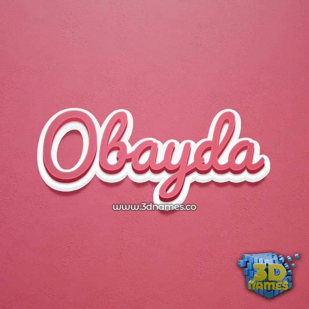 obayda in Red Scribble style - 3D name wallpaper obayda in Red Scribble style - 3D name wallpaper