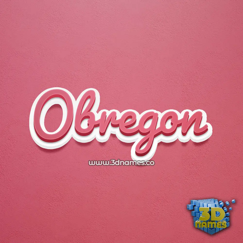 obregon in Red Scribble style - 3D name wallpaper obregon in Red Scribble style - 3D name wallpaper