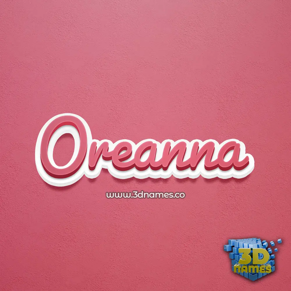 oreanna in Red Scribble style - 3D name wallpaper oreanna in Red Scribble style - 3D name wallpaper