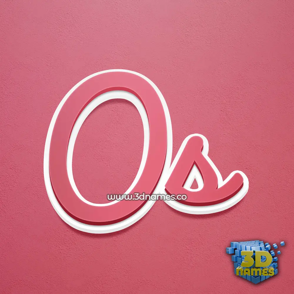 os in Red Scribble style - 3D name wallpaper os in Red Scribble style - 3D name wallpaper