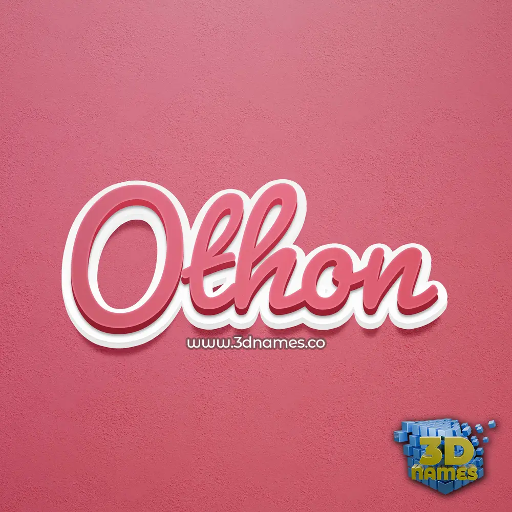 othon in Red Scribble style - 3D name wallpaper othon in Red Scribble style - 3D name wallpaper