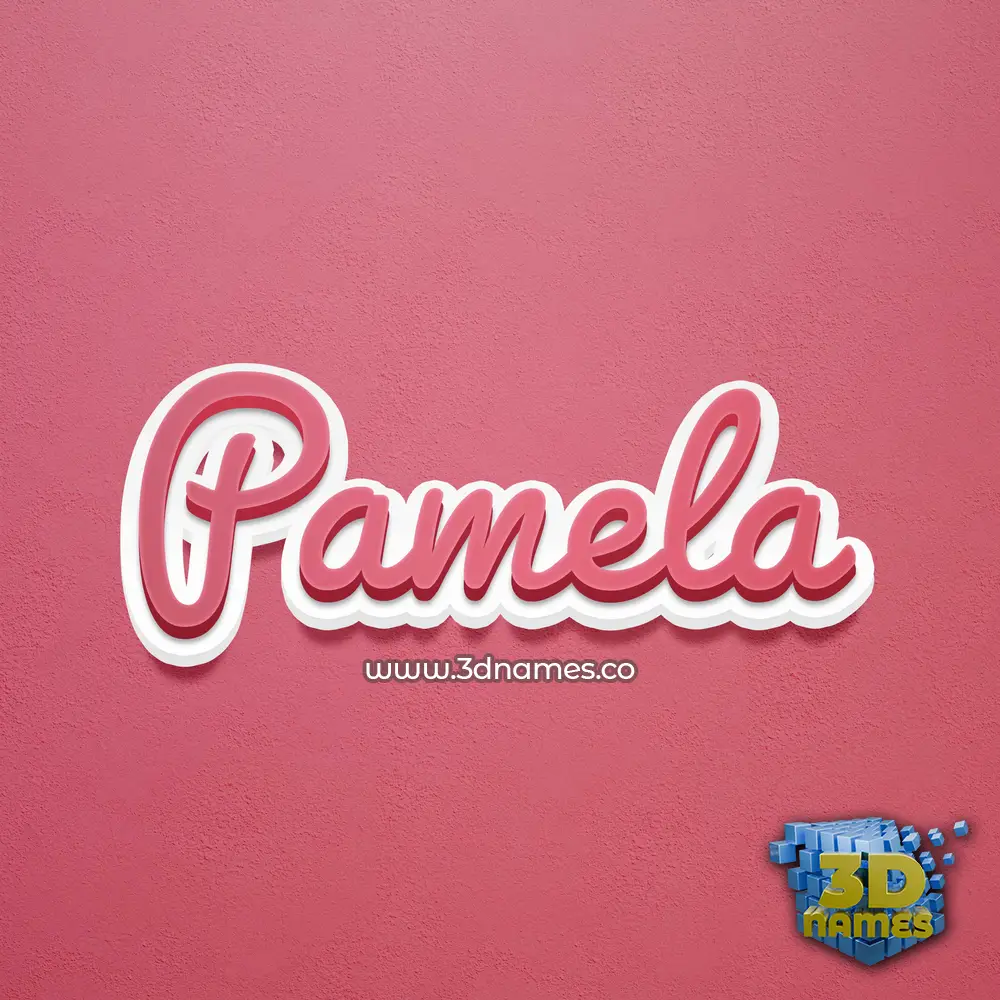 pamela in Red Scribble style - 3D name wallpaper pamela in Red Scribble style - 3D name wallpaper