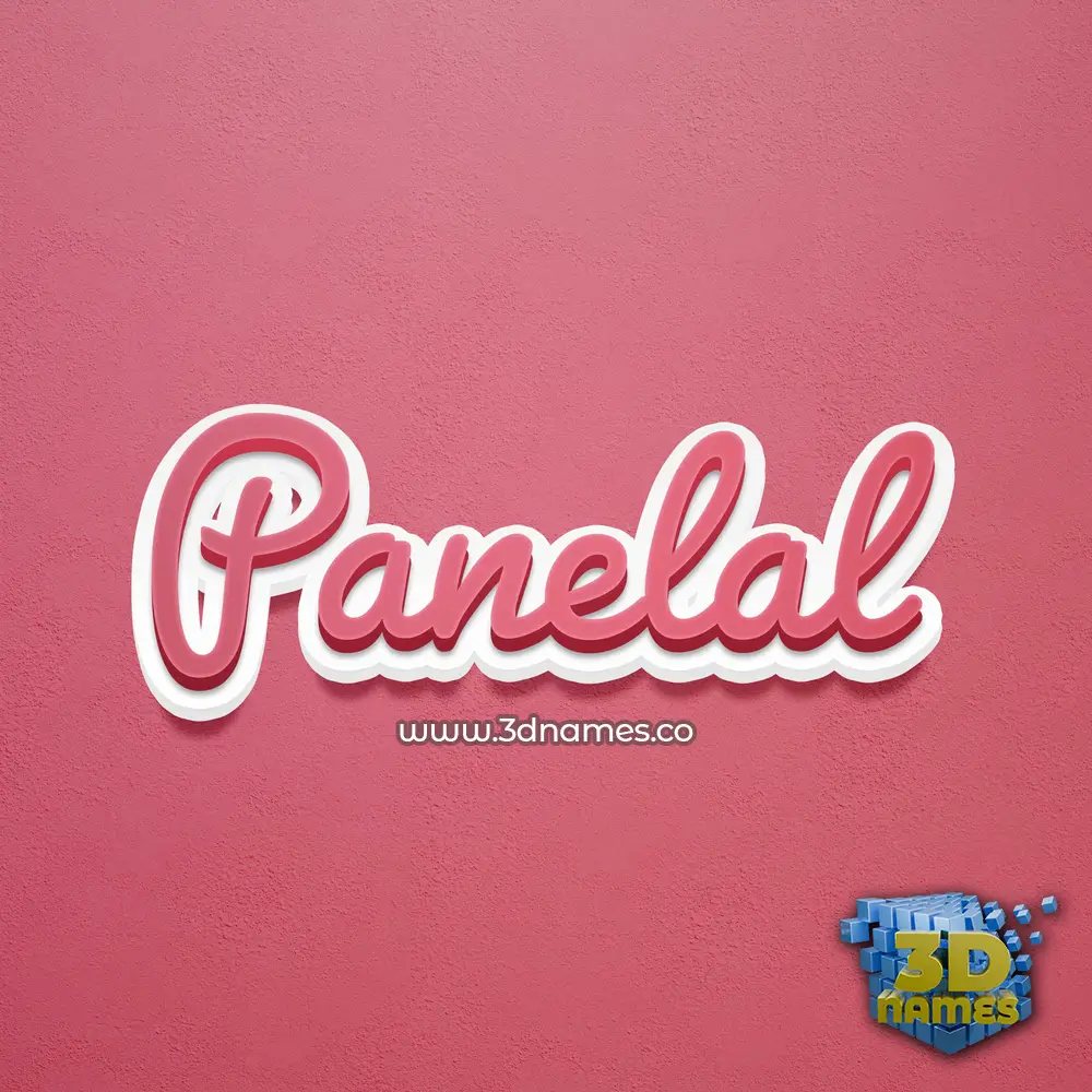 panelal in Red Scribble style - 3D name wallpaper panelal in Red Scribble style - 3D name wallpaper