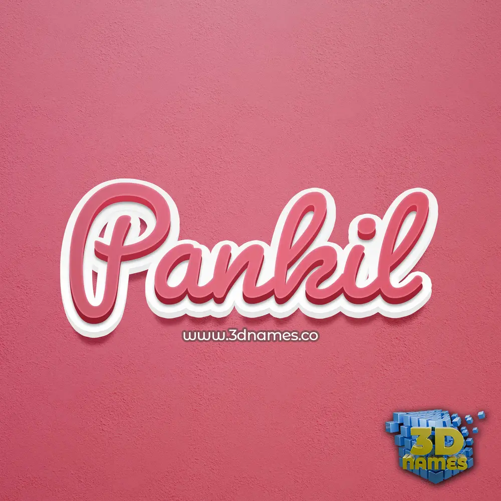 pankil in Red Scribble style - 3D name wallpaper pankil in Red Scribble style - 3D name wallpaper