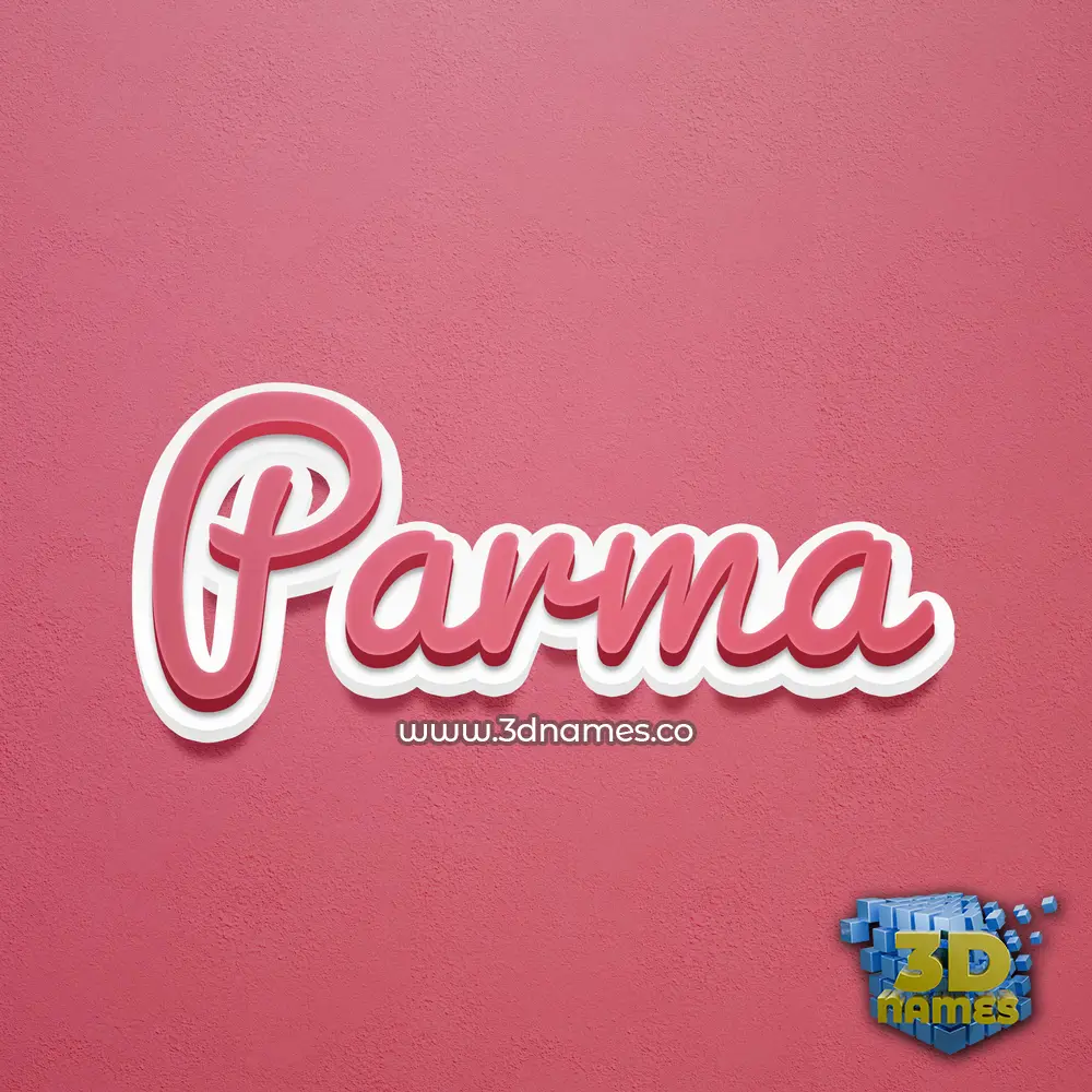 parma in Red Scribble style - 3D name wallpaper parma in Red Scribble style - 3D name wallpaper