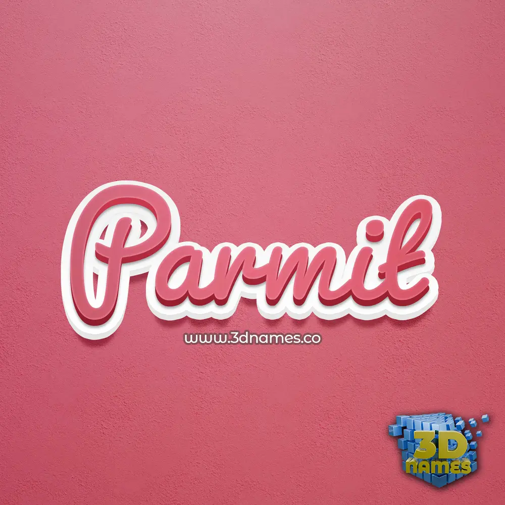 parmit in Red Scribble style - 3D name wallpaper parmit in Red Scribble style - 3D name wallpaper