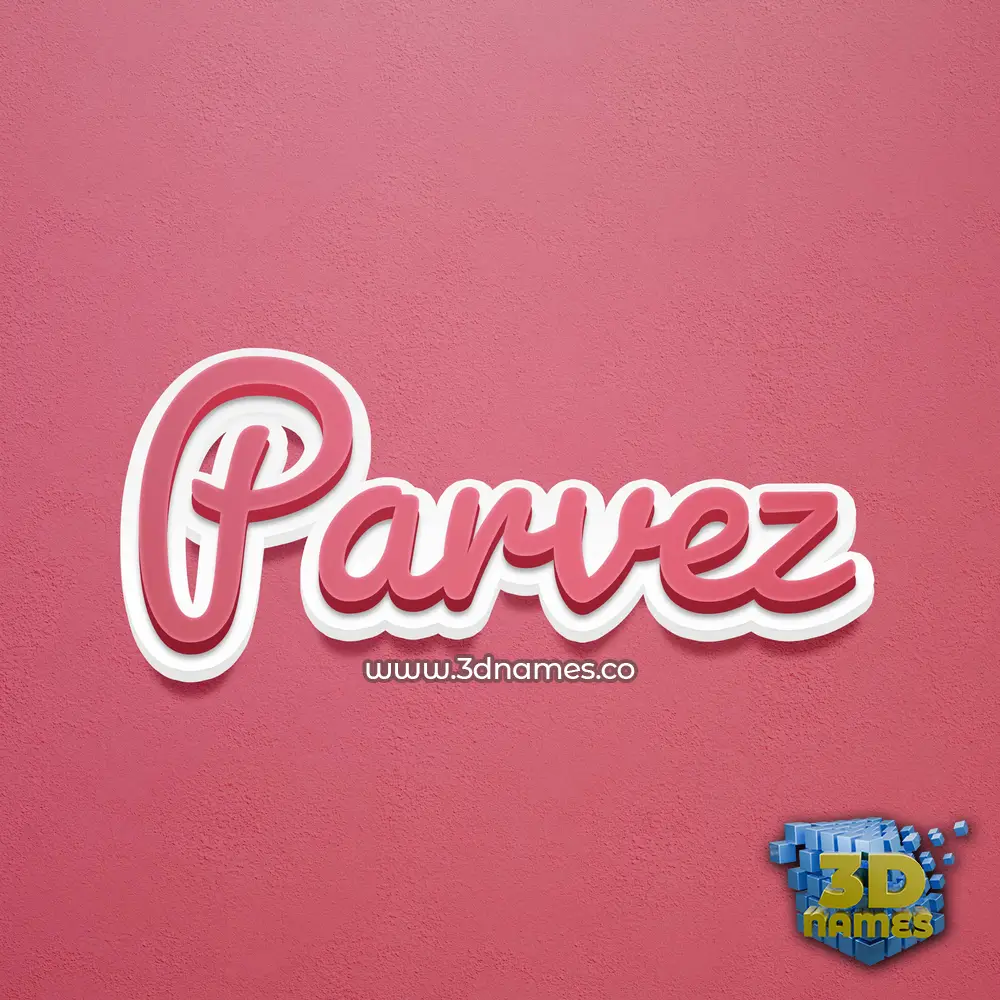 parvez in Red Scribble style - 3D name wallpaper parvez in Red Scribble style - 3D name wallpaper