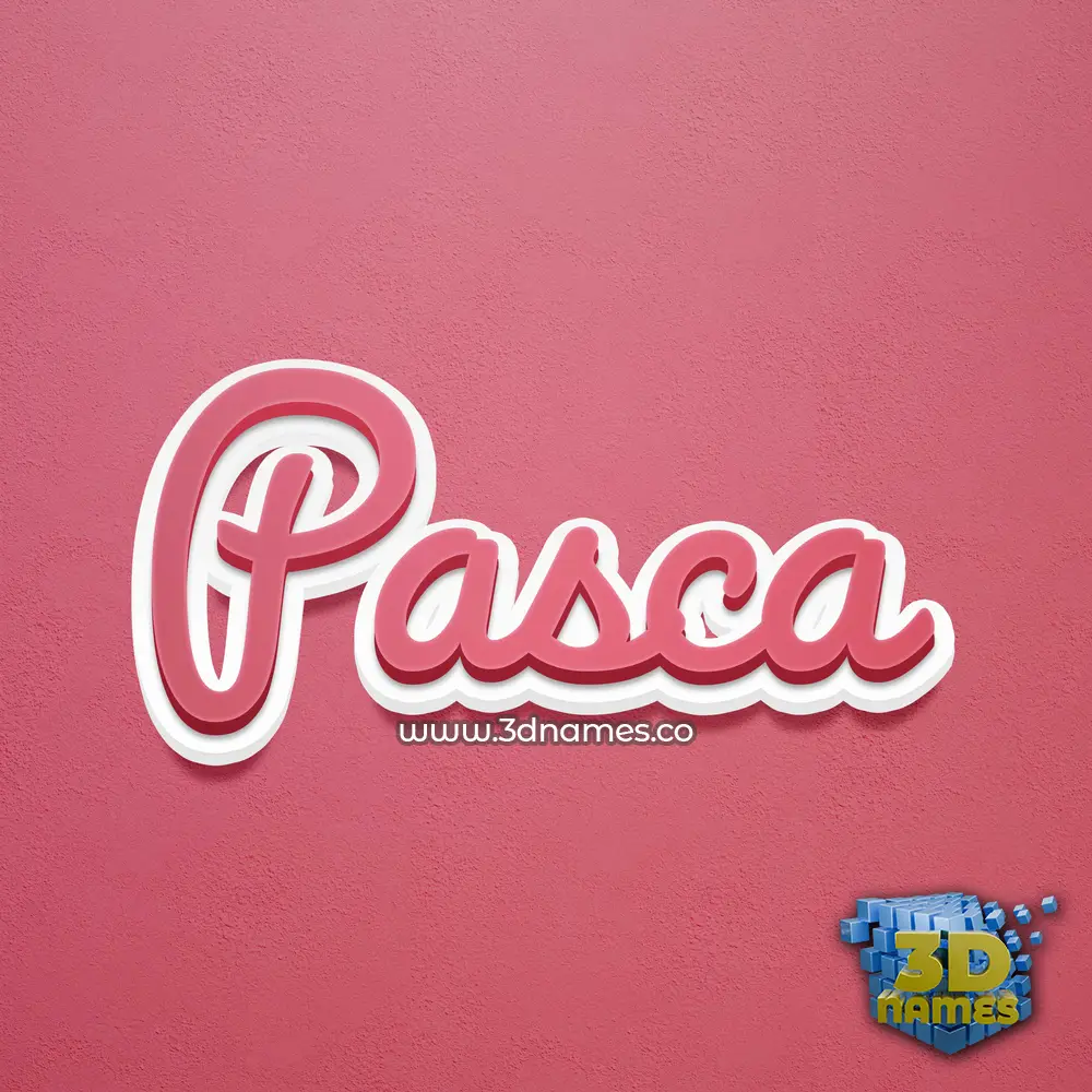 pasca in Red Scribble style - 3D name wallpaper pasca in Red Scribble style - 3D name wallpaper