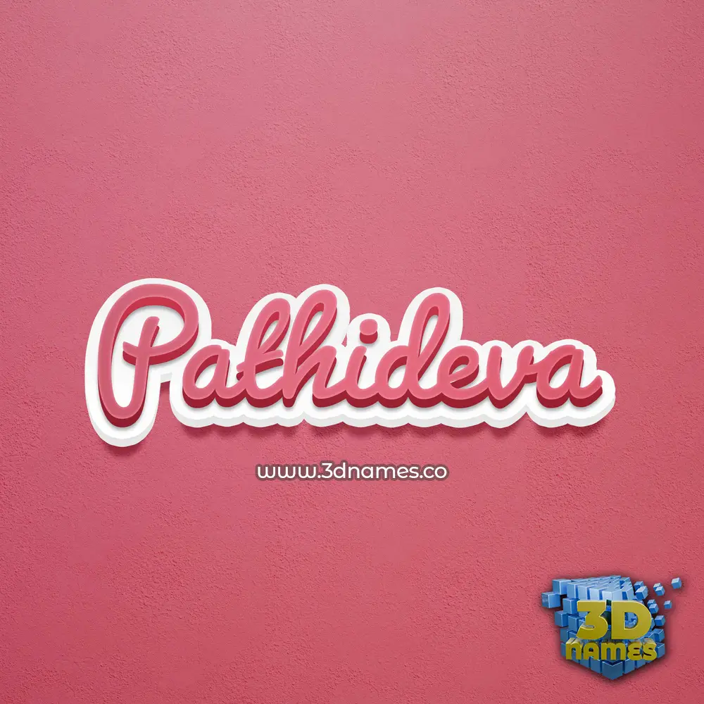 pathideva in Red Scribble style - 3D name wallpaper pathideva in Red Scribble style - 3D name wallpaper