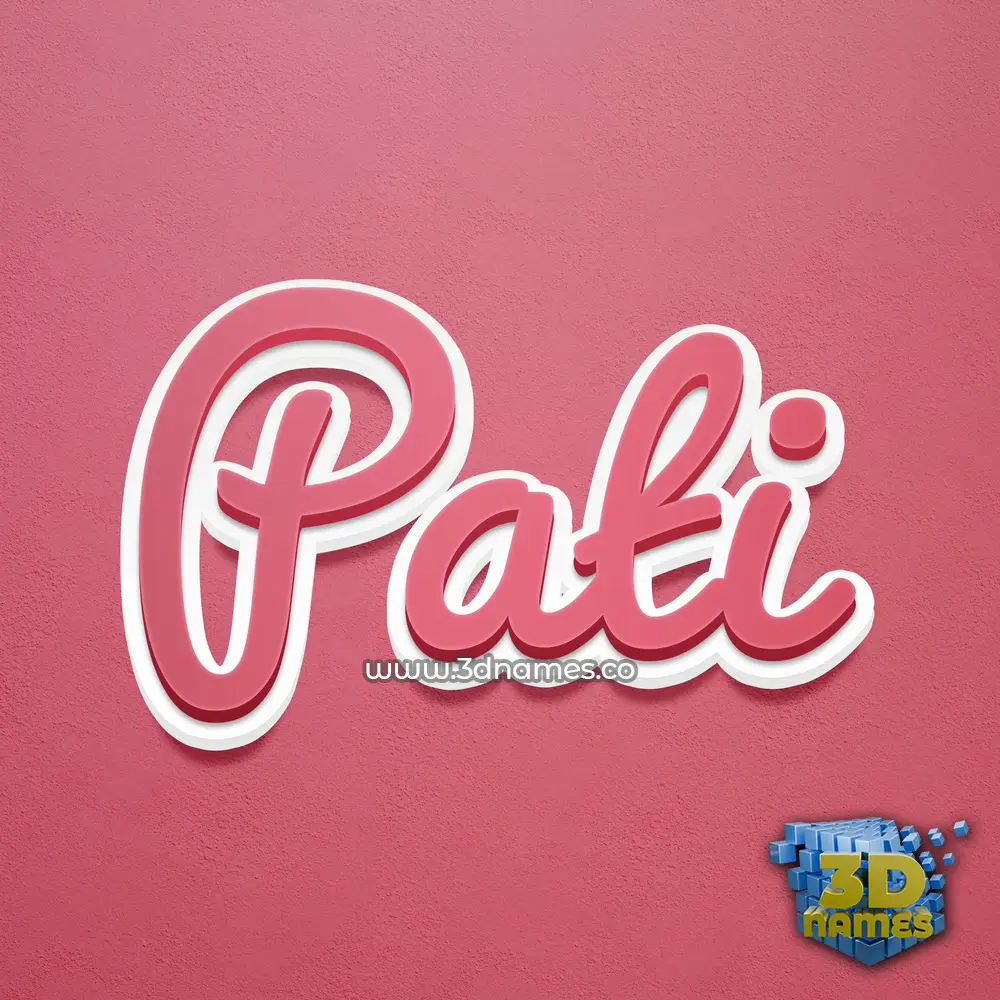 pati in Red Scribble style - 3D name wallpaper pati in Red Scribble style - 3D name wallpaper