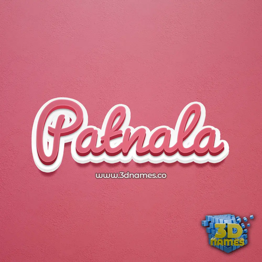 patnala in Red Scribble style - 3D name wallpaper patnala in Red Scribble style - 3D name wallpaper