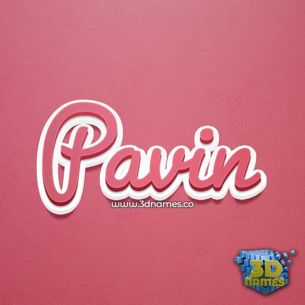 pavin in Red Scribble style - 3D name wallpaper pavin in Red Scribble style - 3D name wallpaper