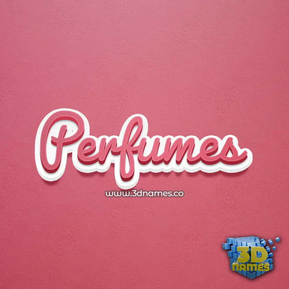 perfumes in Red Scribble style - 3D name wallpaper perfumes in Red Scribble style - 3D name wallpaper