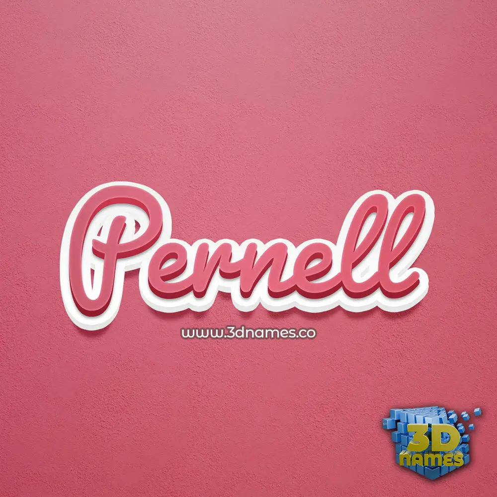 pernell in Red Scribble style - 3D name wallpaper pernell in Red Scribble style - 3D name wallpaper