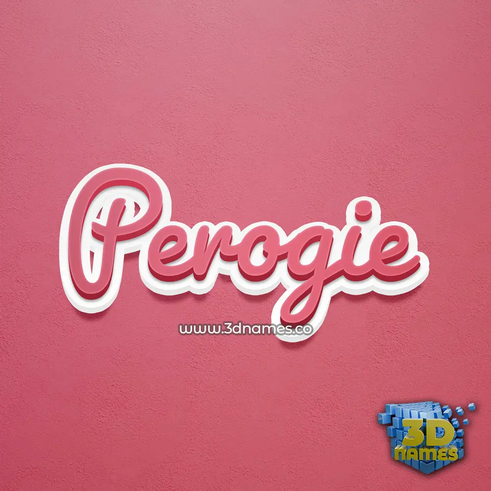 perogie in Red Scribble style - 3D name wallpaper perogie in Red Scribble style - 3D name wallpaper