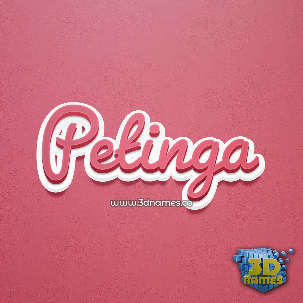 petinga in Red Scribble style - 3D name wallpaper petinga in Red Scribble style - 3D name wallpaper