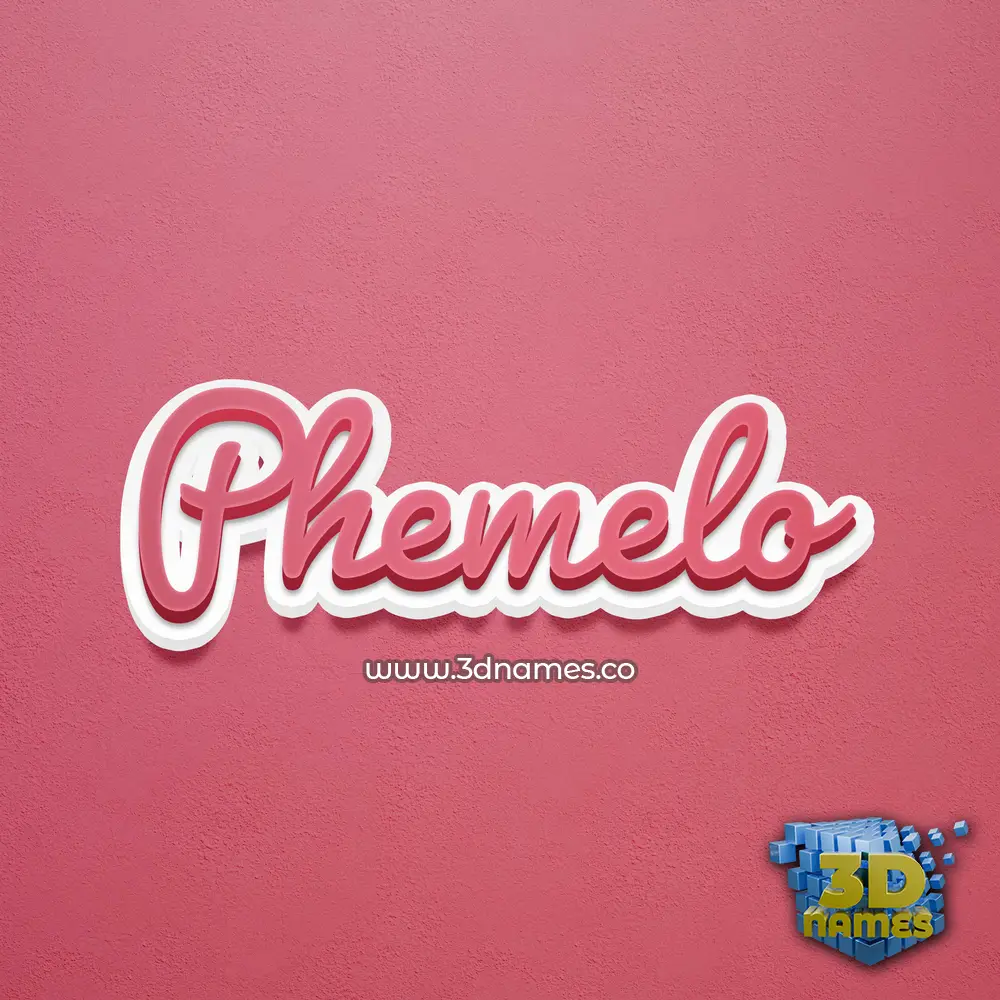 phemelo in Red Scribble style - 3D name wallpaper phemelo in Red Scribble style - 3D name wallpaper