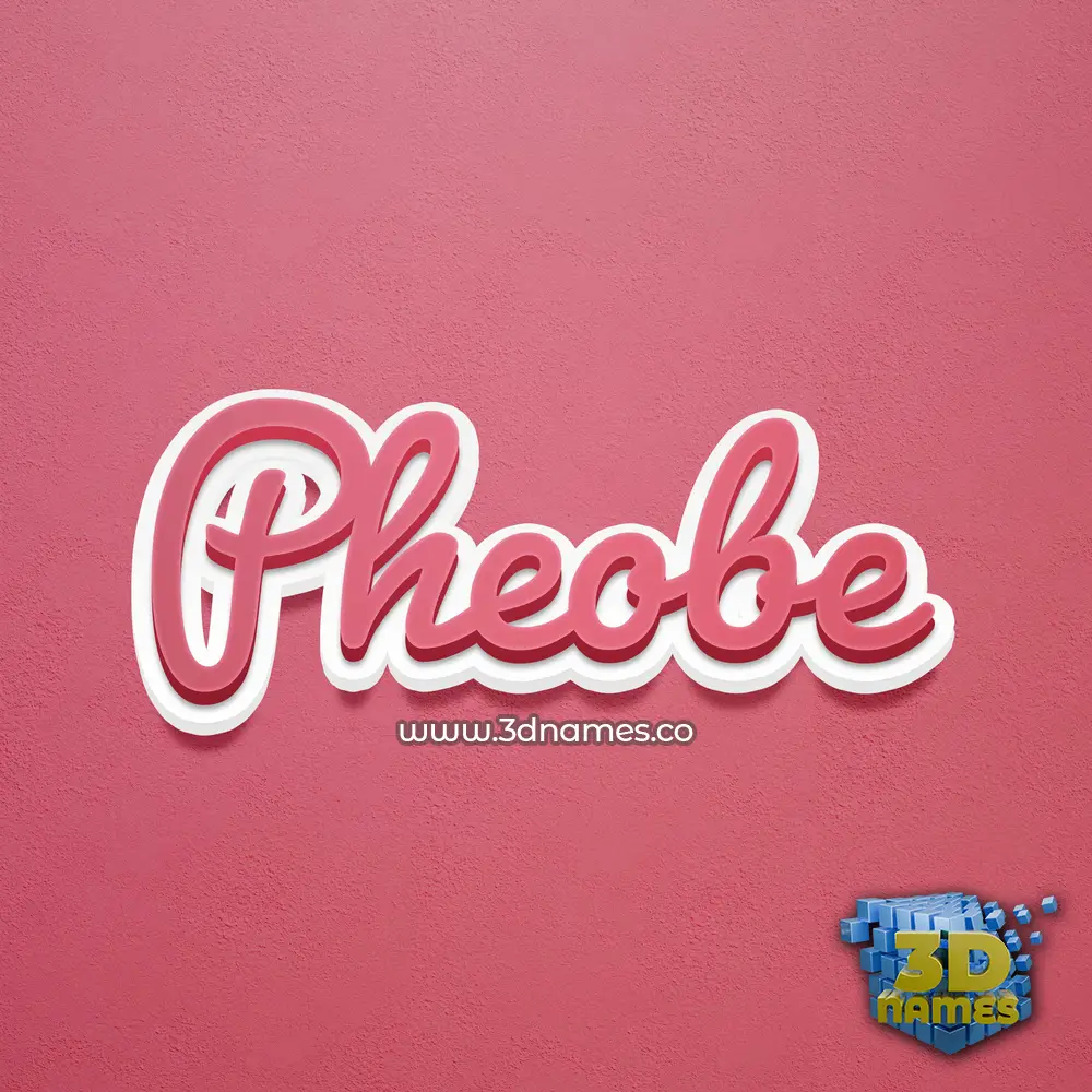 pheobe in Red Scribble style - 3D name wallpaper pheobe in Red Scribble style - 3D name wallpaper