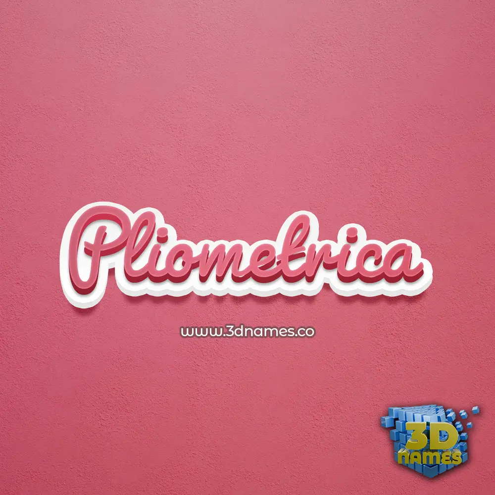 pliometrica in Red Scribble style - 3D name wallpaper pliometrica in Red Scribble style - 3D name wallpaper