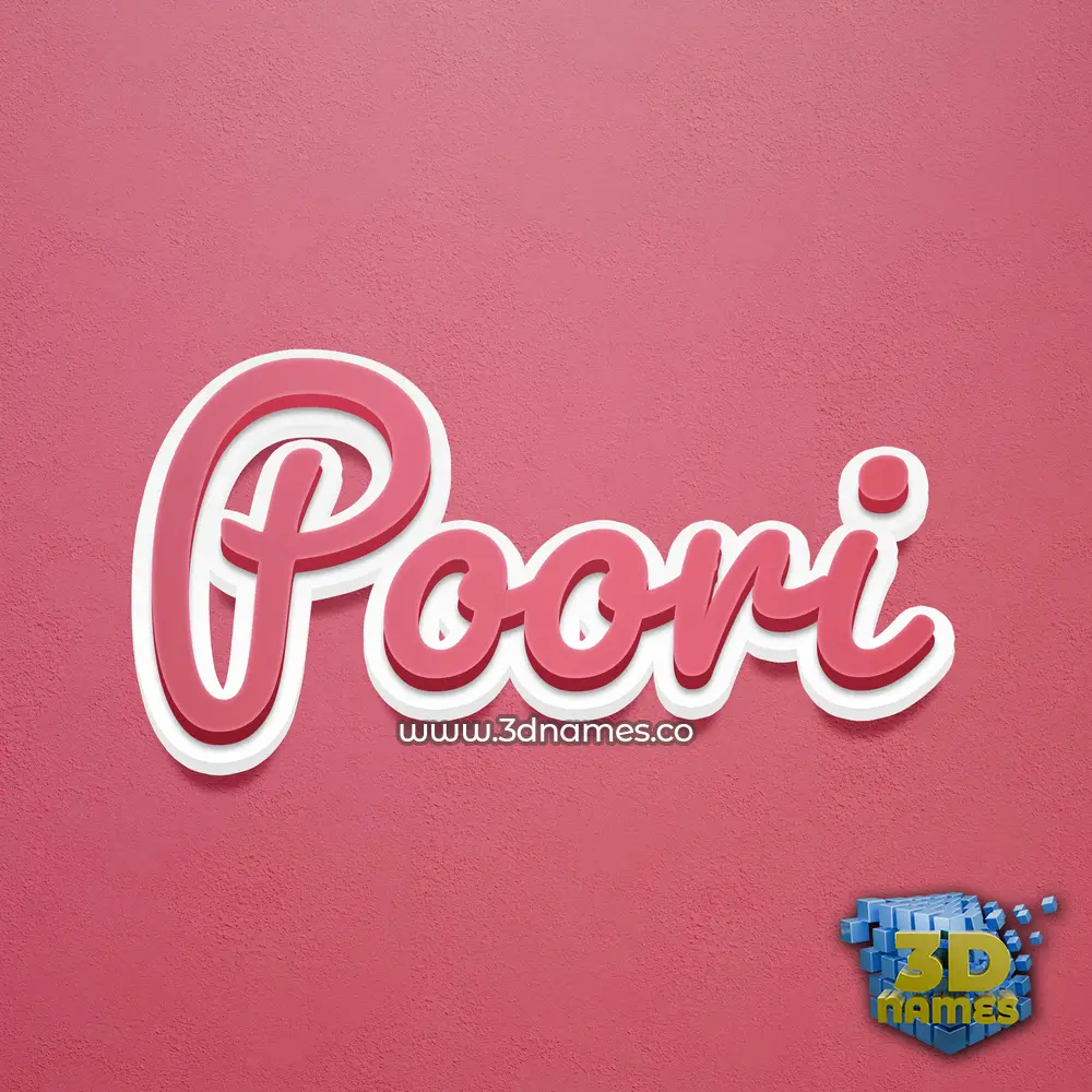 poori in Red Scribble style - 3D name wallpaper poori in Red Scribble style - 3D name wallpaper