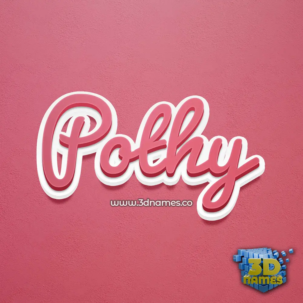 pothy in Red Scribble style - 3D name wallpaper pothy in Red Scribble style - 3D name wallpaper