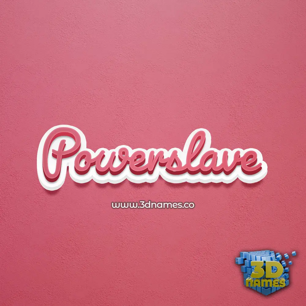 powerslave in Red Scribble style - 3D name wallpaper powerslave in Red Scribble style - 3D name wallpaper