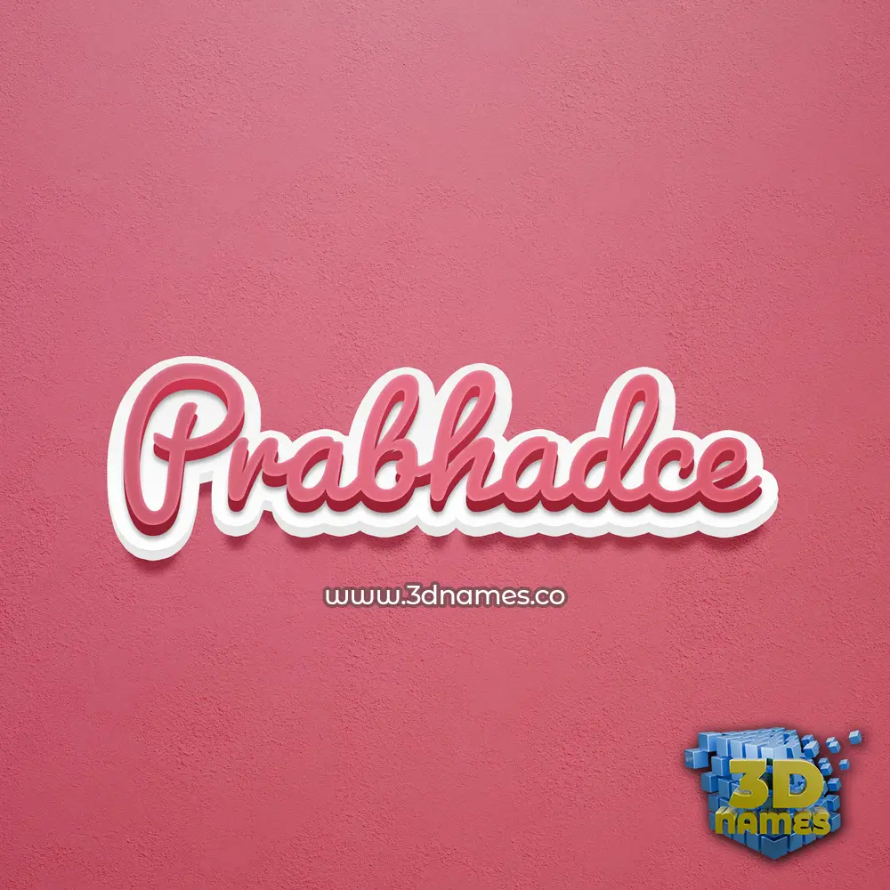 prabhadce in Red Scribble style - 3D name wallpaper prabhadce in Red Scribble style - 3D name wallpaper