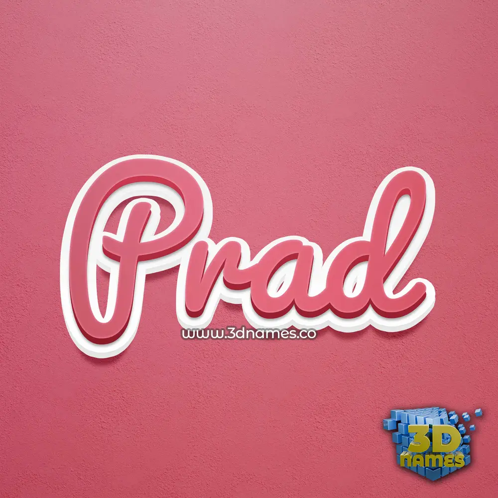 prad in Red Scribble style - 3D name wallpaper prad in Red Scribble style - 3D name wallpaper