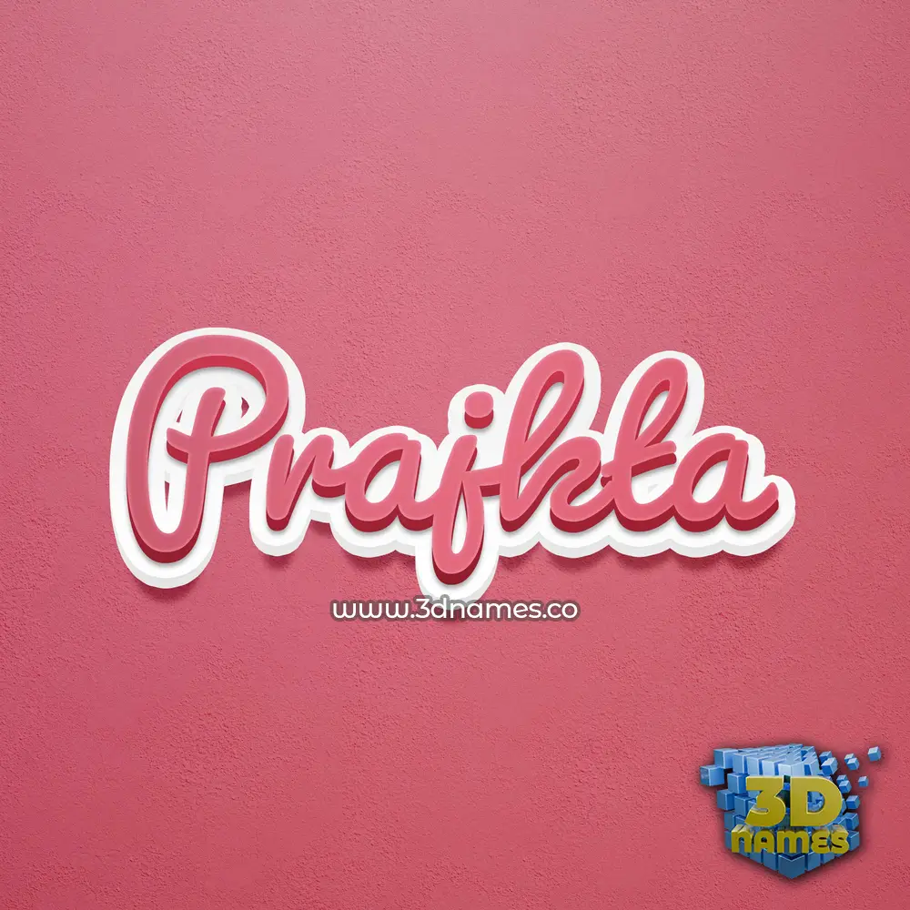 prajkta in Red Scribble style - 3D name wallpaper prajkta in Red Scribble style - 3D name wallpaper