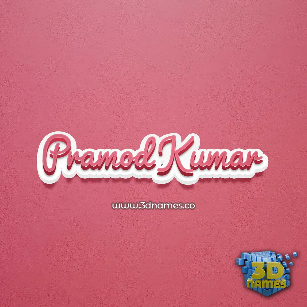 pramod kumar in Red Scribble style - 3D name wallpaper pramod kumar in Red Scribble style - 3D name wallpaper