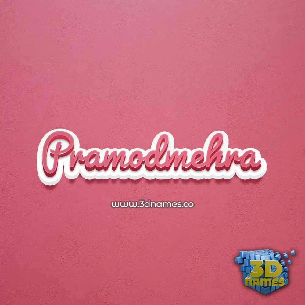 pramodmehra in Red Scribble style - 3D name wallpaper pramodmehra in Red Scribble style - 3D name wallpaper