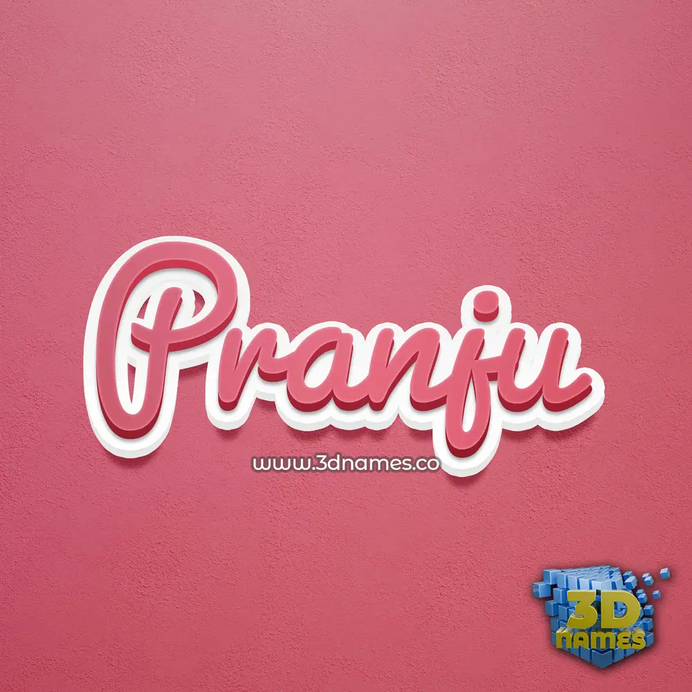 pranju in Red Scribble style - 3D name wallpaper pranju in Red Scribble style - 3D name wallpaper