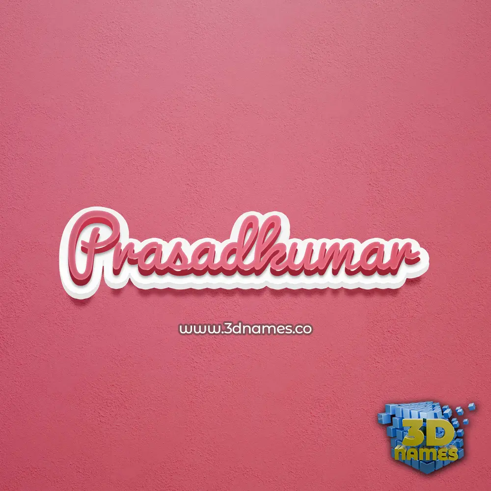 prasadkumar in Red Scribble style - 3D name wallpaper prasadkumar in Red Scribble style - 3D name wallpaper