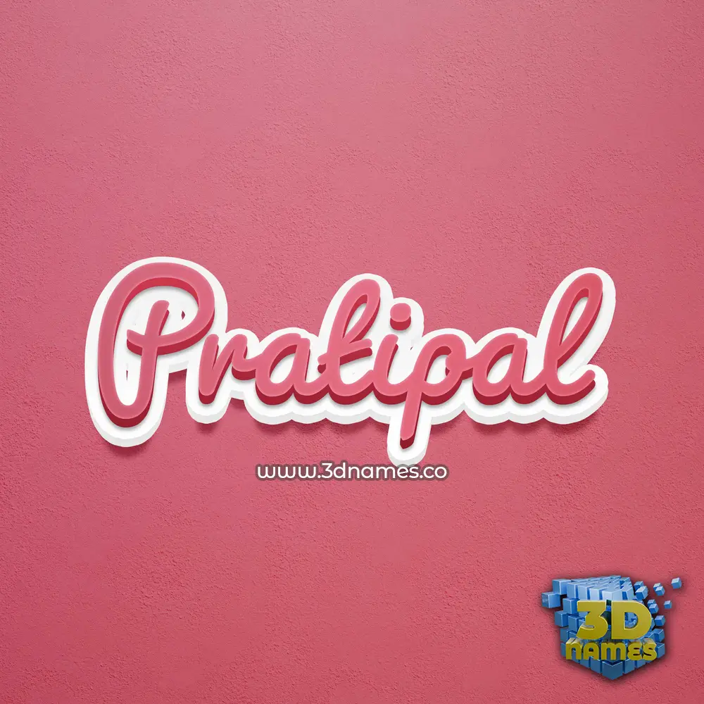 pratipal in Red Scribble style - 3D name wallpaper pratipal in Red Scribble style - 3D name wallpaper