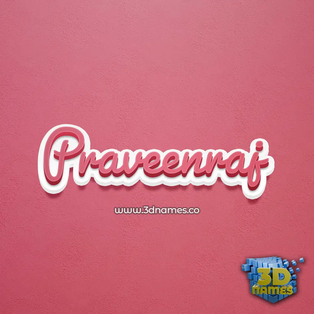 praveenraj in Red Scribble style - 3D name wallpaper praveenraj in Red Scribble style - 3D name wallpaper