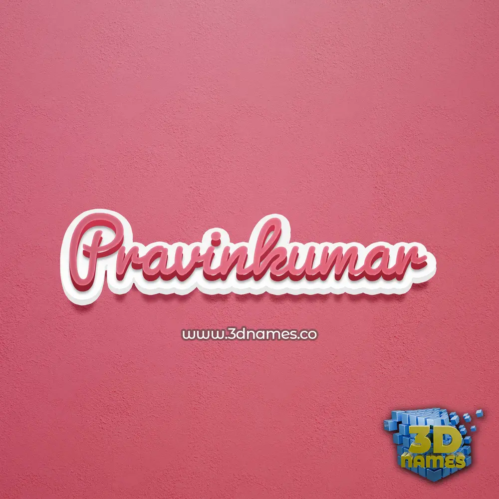 pravinkumar in Red Scribble style - 3D name wallpaper pravinkumar in Red Scribble style - 3D name wallpaper