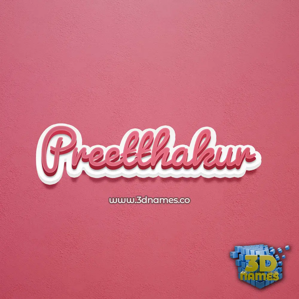 preetthakur in Red Scribble style - 3D name wallpaper preetthakur in Red Scribble style - 3D name wallpaper
