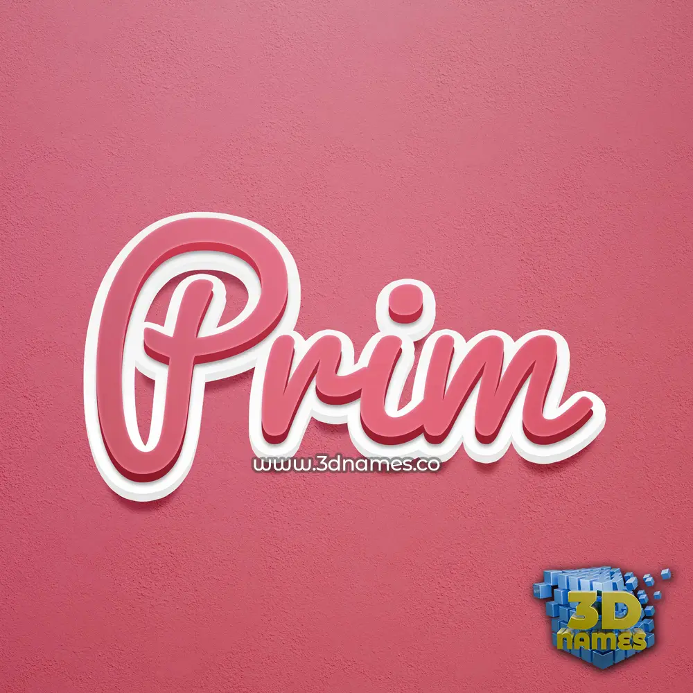 prim in Red Scribble style - 3D name wallpaper prim in Red Scribble style - 3D name wallpaper