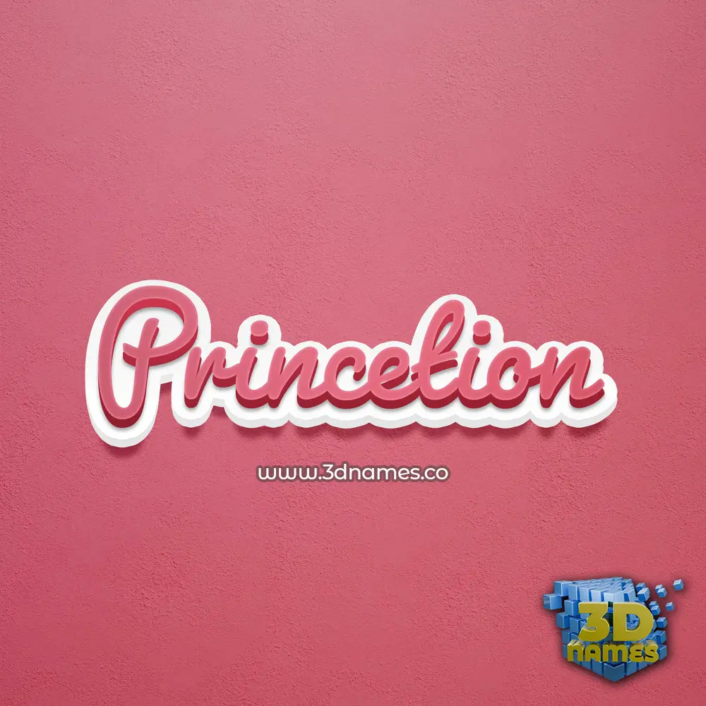 princetion in Red Scribble style - 3D name wallpaper princetion in Red Scribble style - 3D name wallpaper