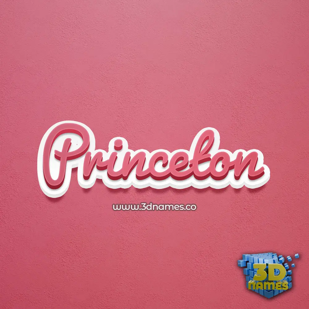 princeton in Red Scribble style - 3D name wallpaper princeton in Red Scribble style - 3D name wallpaper