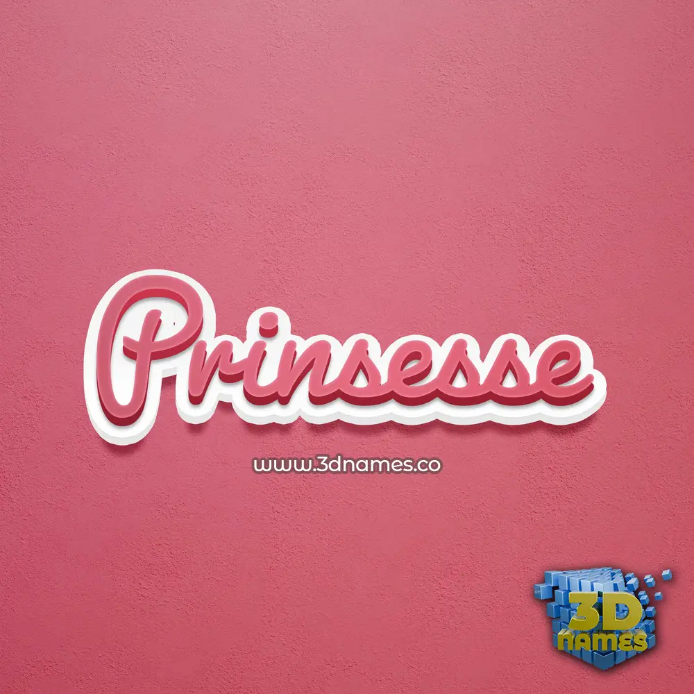prinsesse in Red Scribble style - 3D name wallpaper prinsesse in Red Scribble style - 3D name wallpaper