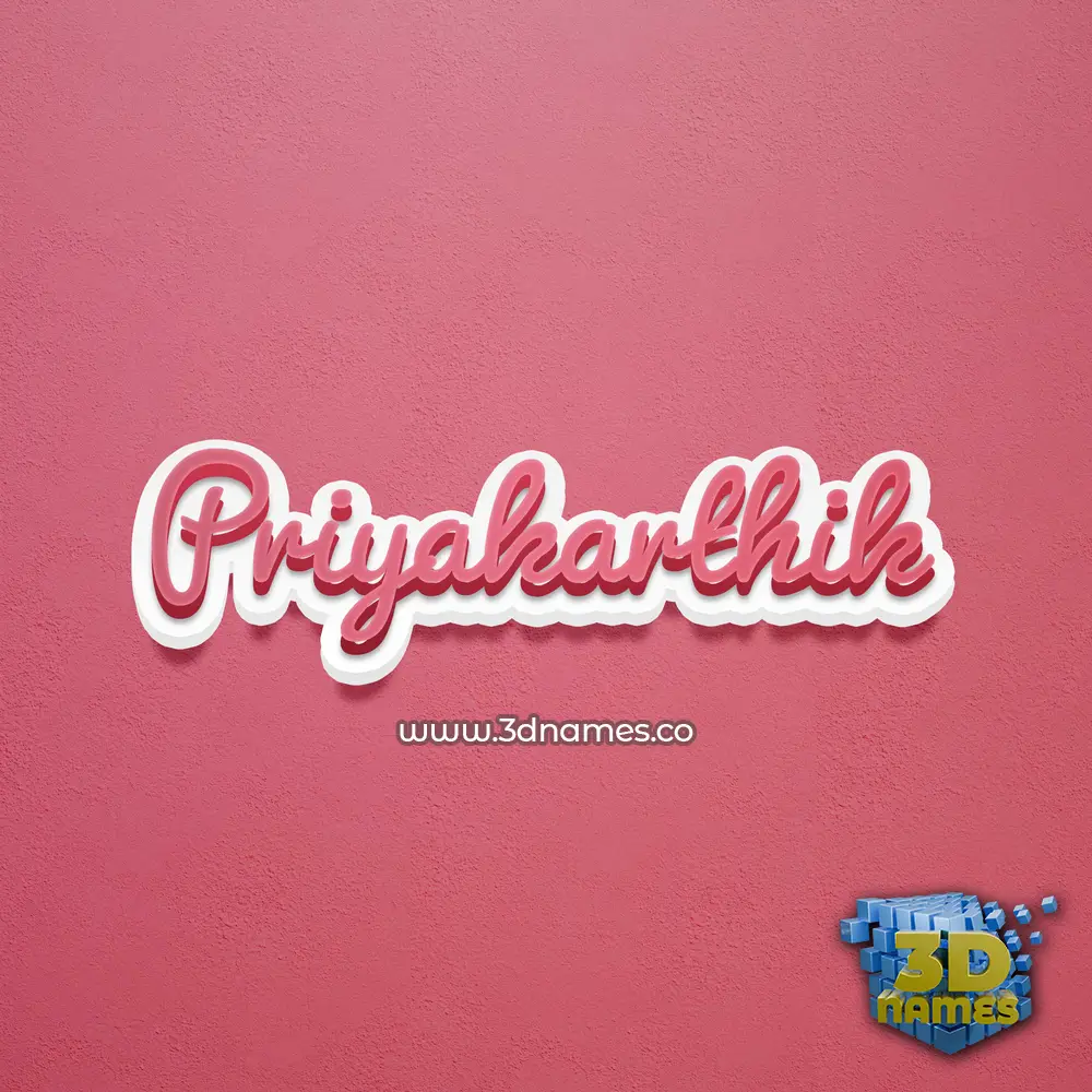 priyakarthik in Red Scribble style - 3D name wallpaper priyakarthik in Red Scribble style - 3D name wallpaper