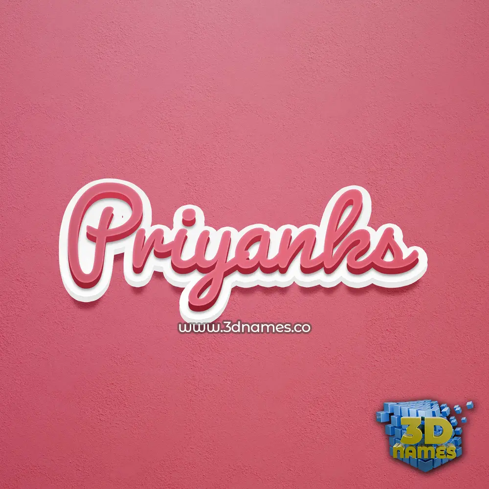 priyanks in Red Scribble style - 3D name wallpaper priyanks in Red Scribble style - 3D name wallpaper