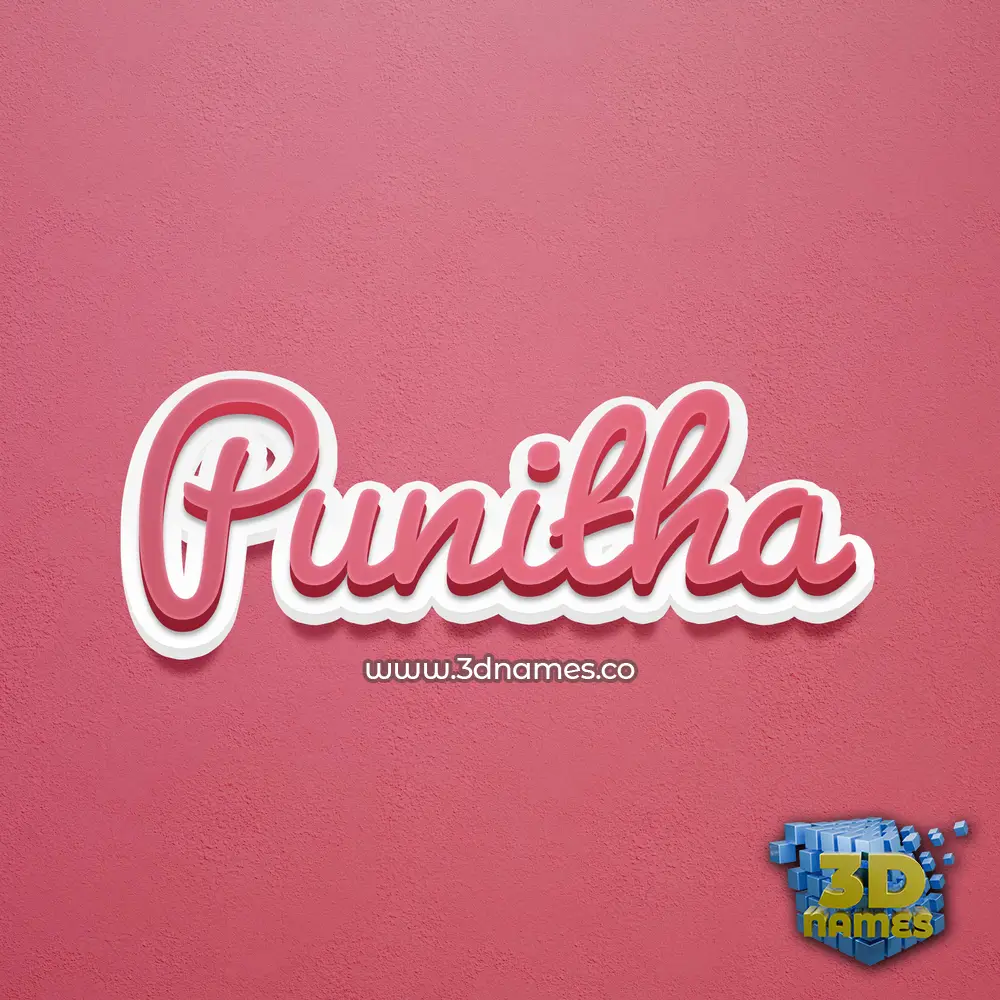 punitha in Red Scribble style - 3D name wallpaper punitha in Red Scribble style - 3D name wallpaper