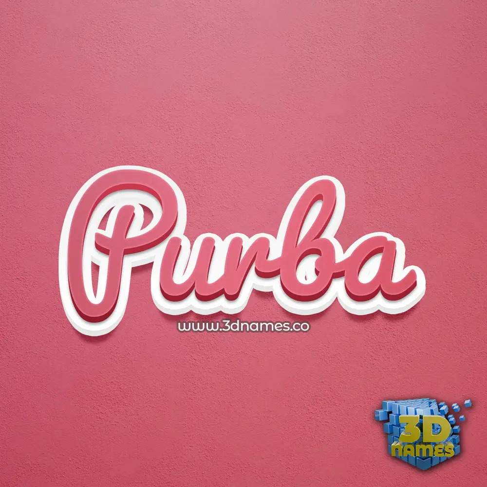 purba in Red Scribble style - 3D name wallpaper purba in Red Scribble style - 3D name wallpaper