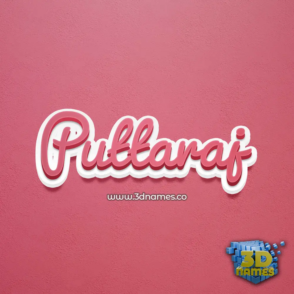puttaraj in Red Scribble style - 3D name wallpaper puttaraj in Red Scribble style - 3D name wallpaper