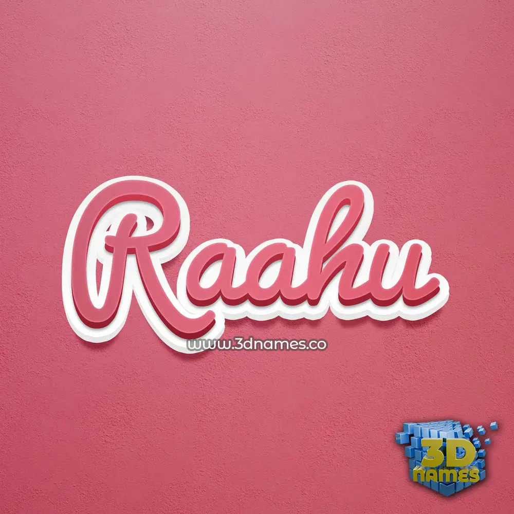 raahu in Red Scribble style - 3D name wallpaper raahu in Red Scribble style - 3D name wallpaper