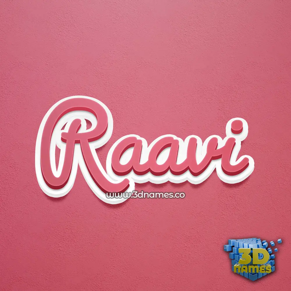 raavi in Red Scribble style - 3D name wallpaper raavi in Red Scribble style - 3D name wallpaper