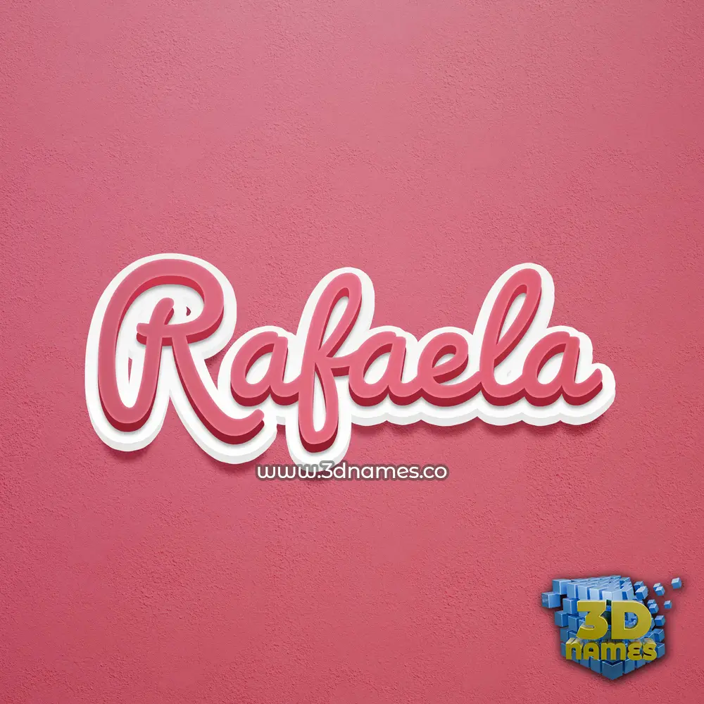 rafaela in Red Scribble style - 3D name wallpaper rafaela in Red Scribble style - 3D name wallpaper