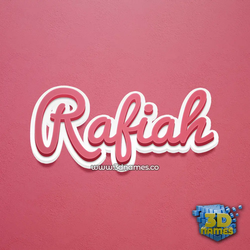 rafiah in Red Scribble style - 3D name wallpaper rafiah in Red Scribble style - 3D name wallpaper